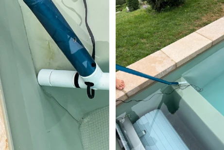 Test de l'étanchéité du pvc armé à La Mulatière (69) à l'aide du Leak Trac